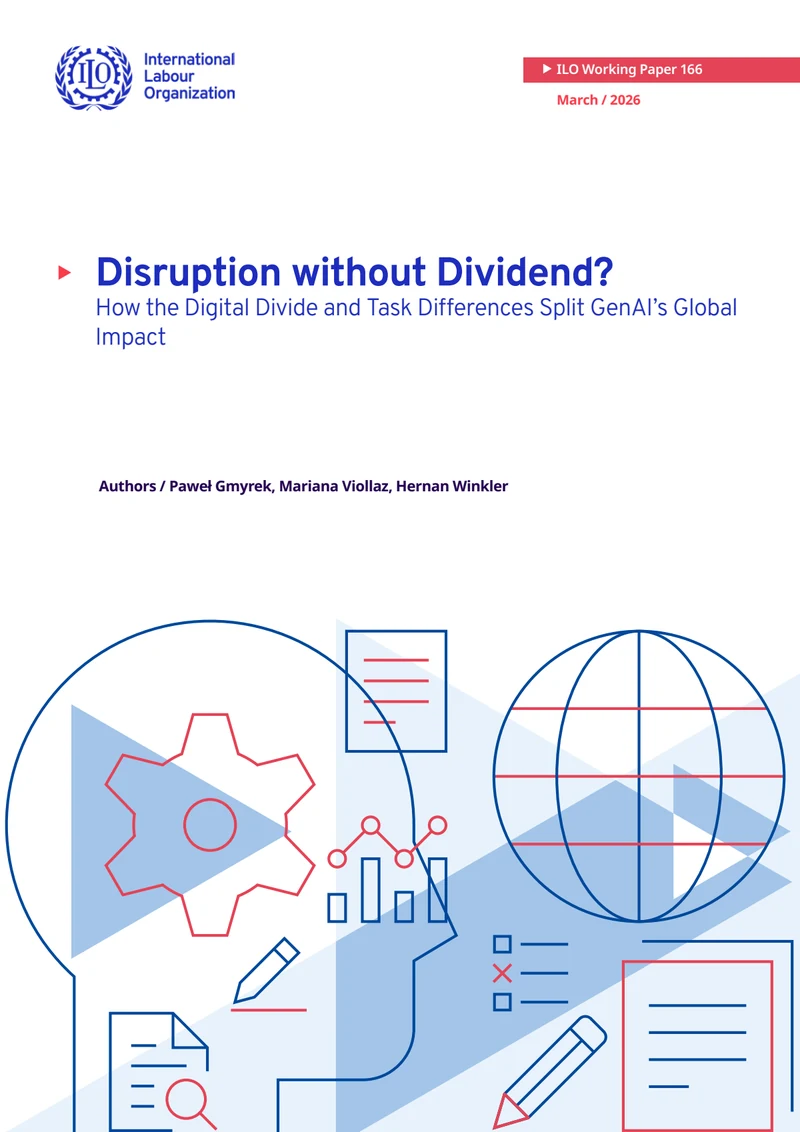 Cover of Disruption without dividend? How the digital divide and task differences split GenAI’s global impact