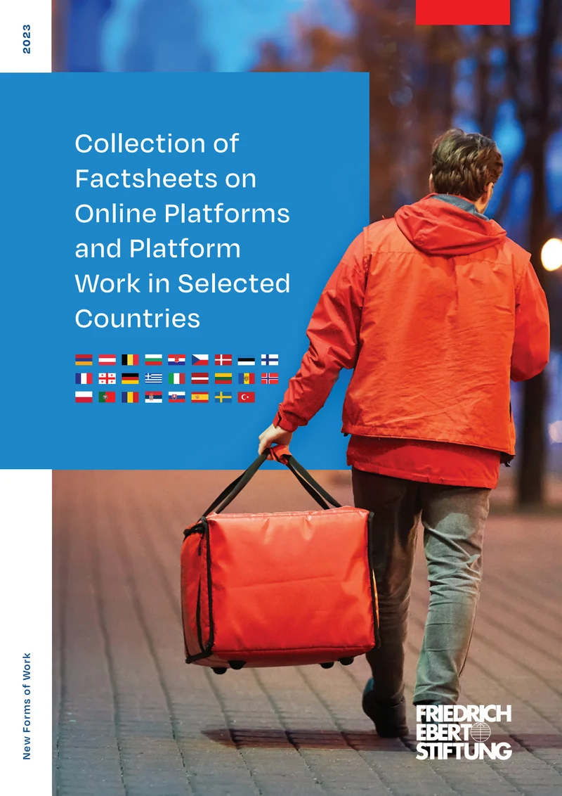 Cover of Collection of factsheets on online platforms and platform work in selected countries